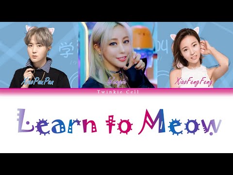 Wengie, XiaoFengFeng, XiaoPanPan - Learn to Meow (Remix) Lyrics (CH/ENG/Rom)