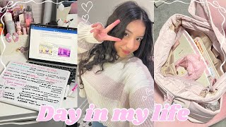 Unfiltered day in my life ✨trying to get out of a slump, study sesh, chatty vlog