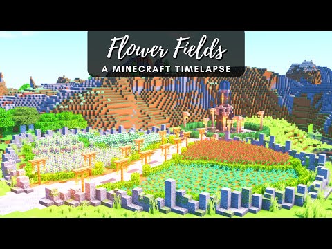 WalkTheWaffle - Minecraft: Flower Fields (Cinematic Timelapse)