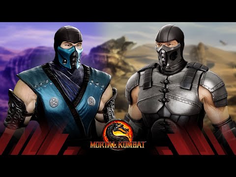 Mortal Kombat 9 - Sub-Zero and Smoke Tag Ladder on Expert Difficulty