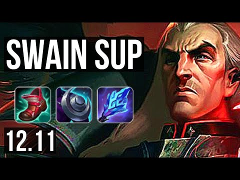 SWAIN & Twitch vs NAMI & Lucian (SUP) | Rank 2 Swain, 2/1/14 | EUW Challenger | 12.11