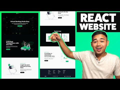 React Website using Styled Components and Smooth Scroll - Beginner Project Fully Responsive