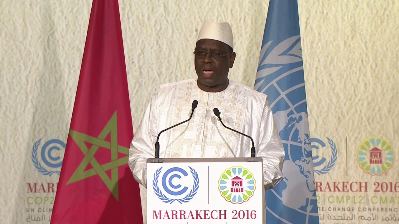 President of Senegal - COP 22 - Marrakech 2016