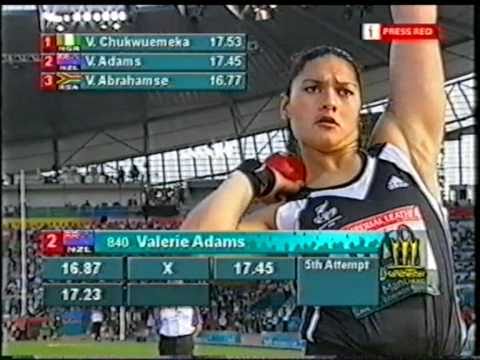 Womens Shot Put Final Commonwealth Games 2002