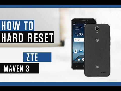 How to Restore ZTE Maven 3 to Factory Settings - Hard Reset