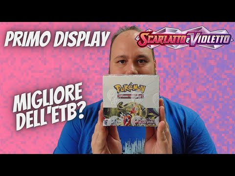 Apro il primo DISPLAY di SCARLATTO E VIOLETTO - Meglio dell'ETB?