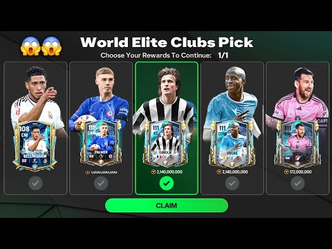 World Elite Clubs Pick ft Ginaola, Bellingham, Palmer ✅