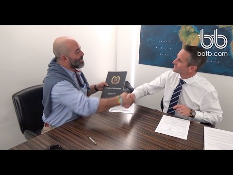 Andy Demetriou collects his Range Rover Vogue