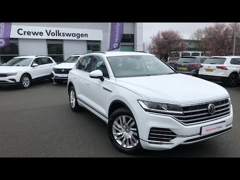 Approved Used Volkswagen Touareg SEL 3.0TDI 4Motion Tiptronic in Pure White - SW68BYB