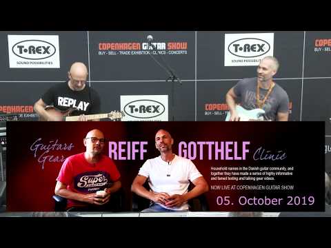 Søren Reiff and Simon Gotthelf  at Copenhagen Guitar Show 5/10 2019