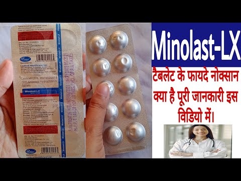 Minolast lx levocetirizine hcl & montelukast sodium tablet, ...
