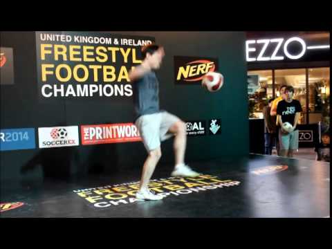 Tom Folan - Sick Three - UK & Ireland freestyle football championship 2014