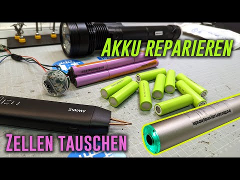 Battery repair: Replacing cells - Spot welding