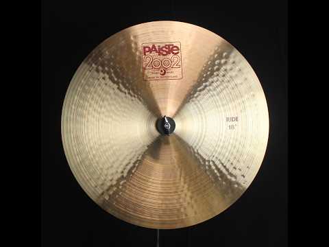Used Paiste 18" 2002 Ride - 1795g (video demo) image 3