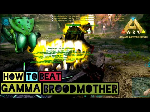 How to Beat Gamma BroodMother Boss Fight Ark Mobile | Ark: Ultimate Mobile Edition