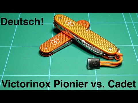 Victorinox Pionier vs. Cadet Orange Alox (deutsch)