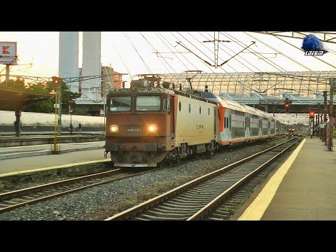 060-EA1 41-0001-2 & IR1556 Ploiesti Sud-Bucuresti Nord in Gara de Nord Station - 08 August 2017