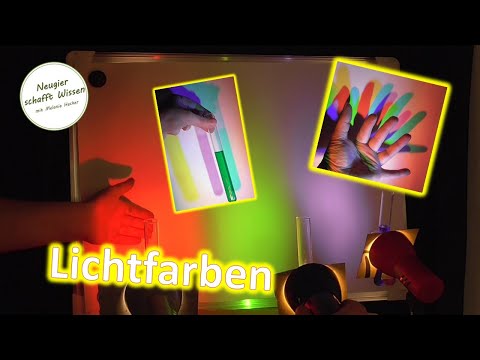 Bunte Schatten - Experimente zur Farbmischung für Kinder