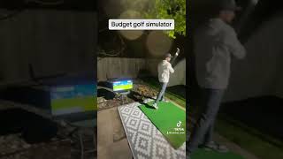 Golf Simulator on a Budget with the Garmin R10 #golf #golfsimulator #garminr10 #fyp #foryou