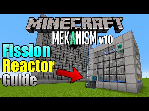 How to Build Fission Reactor in Mekanism v10 | Modded Minecraft Guide