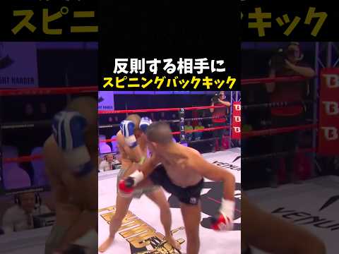 反則する相手にスピニングバックキック #格闘技 #ufc #mma #rizin