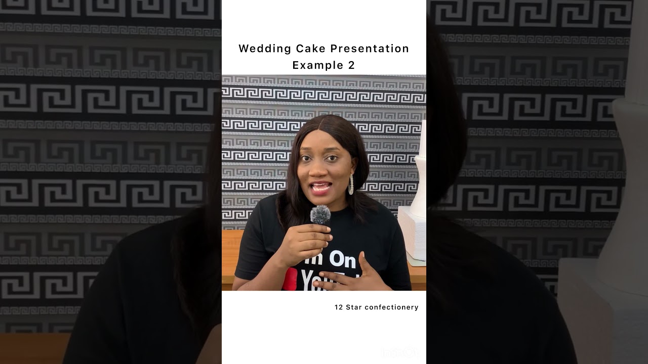 Wedding Cake Presentation. #weddingcakepresentation #wedddingcake