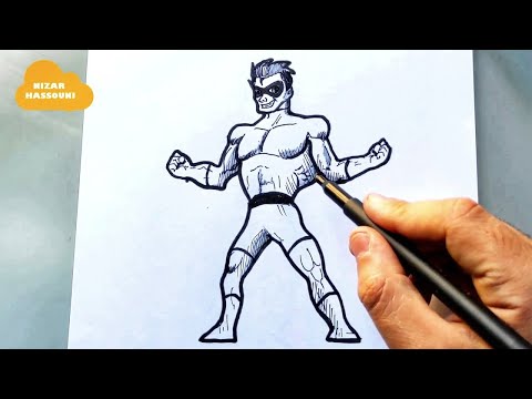 Apprendre comment dessiner un super heros facile