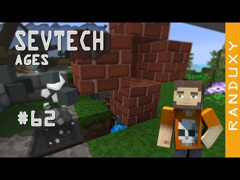 Randuxy - SevTech Ages: Minecraft - Ep.62 - Stoked Kiln, Stoked Cauldron with a Redstone Timer.