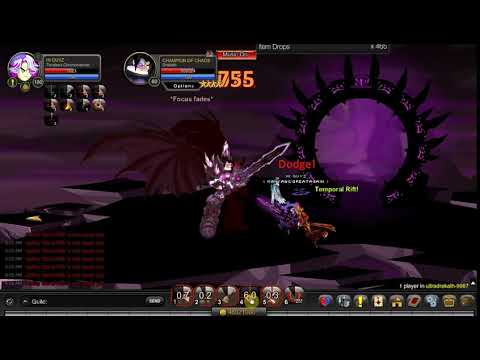 [ AQW ]Ultra drakath Timeless Chronomancer solo 22 seconds (slow benchmark)