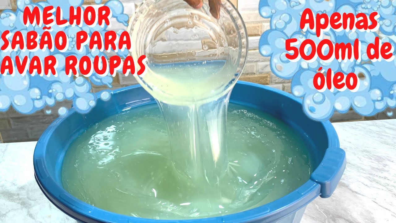 I MADE 12 LITERS OF SOAP WITH ONLY 500ml OF OIL | THE BEST WASHING SOAP YOU'VE EVER SEEN.