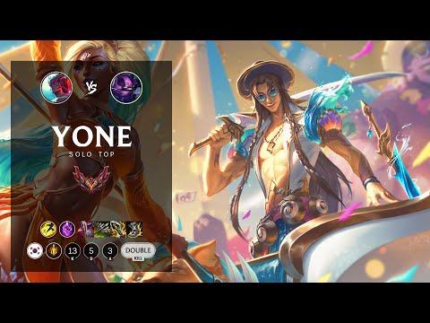 Yone Top vs Kennen - KR Grandmaster Patch 12.16