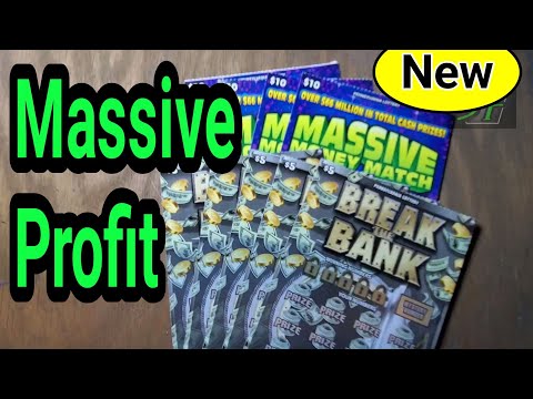 New tickets are awesome. $10 Massive Money Match $5 Break the Bank. Lottery scratch tickets