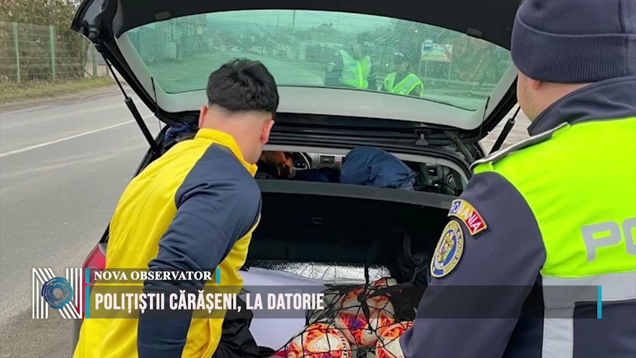 POLIȚIȘTII CĂRĂȘENI, LA DATORIE
