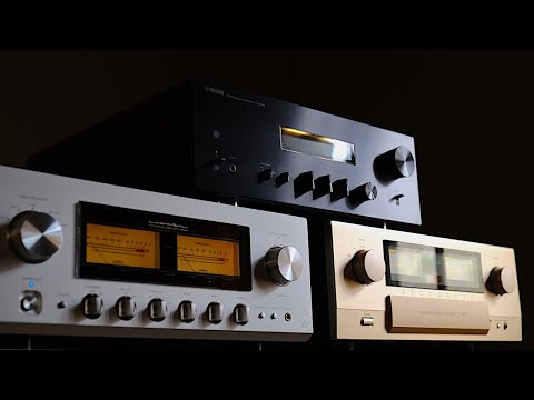3 Awesome Retro Integrated Amps! Featuring the Yamaha AS1200. Accuphase E480. Luxman 550 AXII.