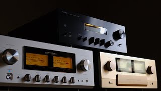 Video thumbnail for 3 Awesome Retro Integrated Amps!  Featuring the Yamaha AS1200. Accuphase E480.  Luxman 550 AXII. by Zero Fidelity