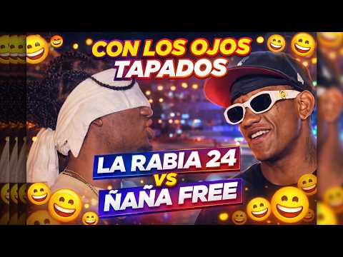 JUGANDO AL CIEGO 🙈🤣 La Rabia 24 vs Ñaña - Batalla de chistes extrema