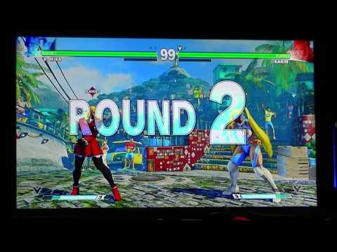 SF5 Beta @ Canada Cup 2015 - TS NerdJosh [R. Mika] vs Karin