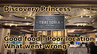 Discovery Princess Sabatini’s – Specialty dining – why were we disappointed?
