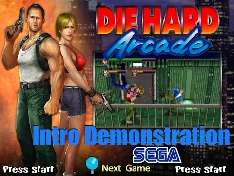 Die Hard Arcade & Dynamite Deka (ダイナマイト刑事) - Intro Demonstration