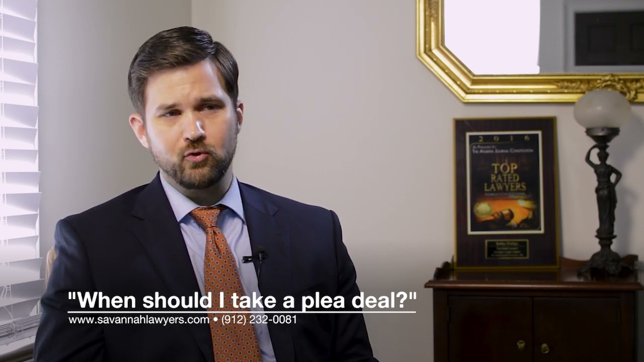 When you should take a plea? | Phillips, Carson & Phillips