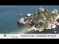 Etna by car taormina by boat