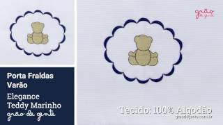 Porta Fraldas Varão Elegance Teddy Marinho | Ref: 59053