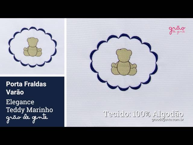 Porta Fraldas Varão Elegance Teddy Marinho | Ref: 59053