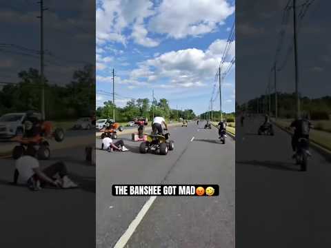 The Yamaha #Banshee got mad 😡🤣 #nationwidebikelife #bikelife #atvlife