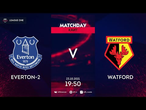 AFL21. England. League One. Day 5. Everton-2 - Watford