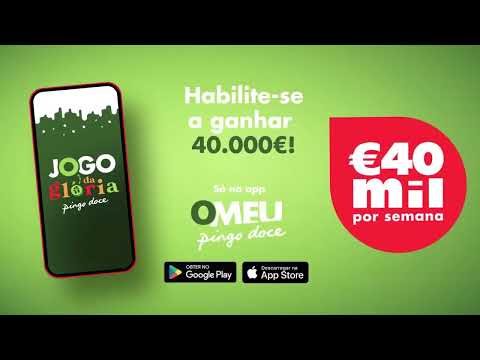 Habilite-se a ganhar 40.000€ por semana | Jogo da Glória Pingo Doce
