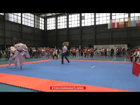 35th IKO EC, 1/4 -65kg, Maryna Skamarokhova (Ukraine) - Coraline Vedapodagom (France, aka)