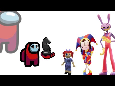 Mini Crewmate Kills Creepy The Amazing Digital Circus Ep.3 Characters | Among Us.