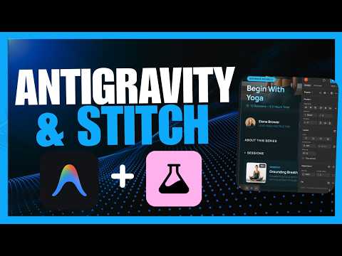 Antigravity + Stitch Builds INSANE Apps, Website, & MORE! Build Anything FOR FREE!