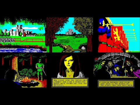 Defender of the Crown 128k (2021 / AY + Pictures Edition) 100% Walkthrough & All shown, ZX Spectrum